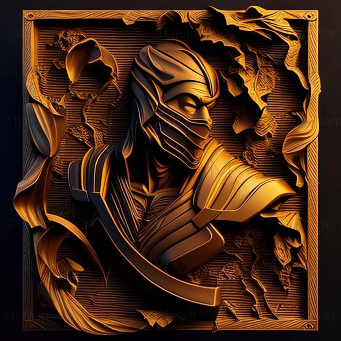 3D model Mortal Kombat Gold game (STL)